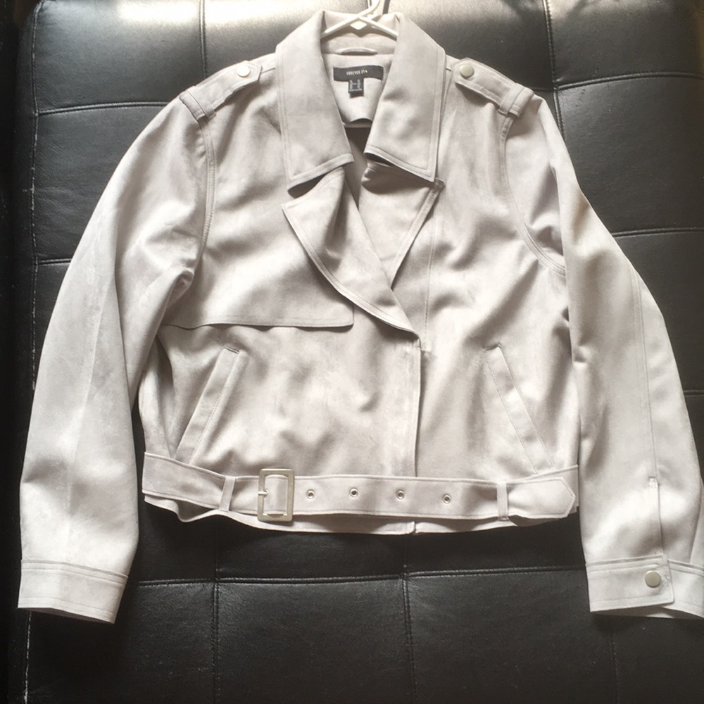 Forever 21 Faux Suede Jacket